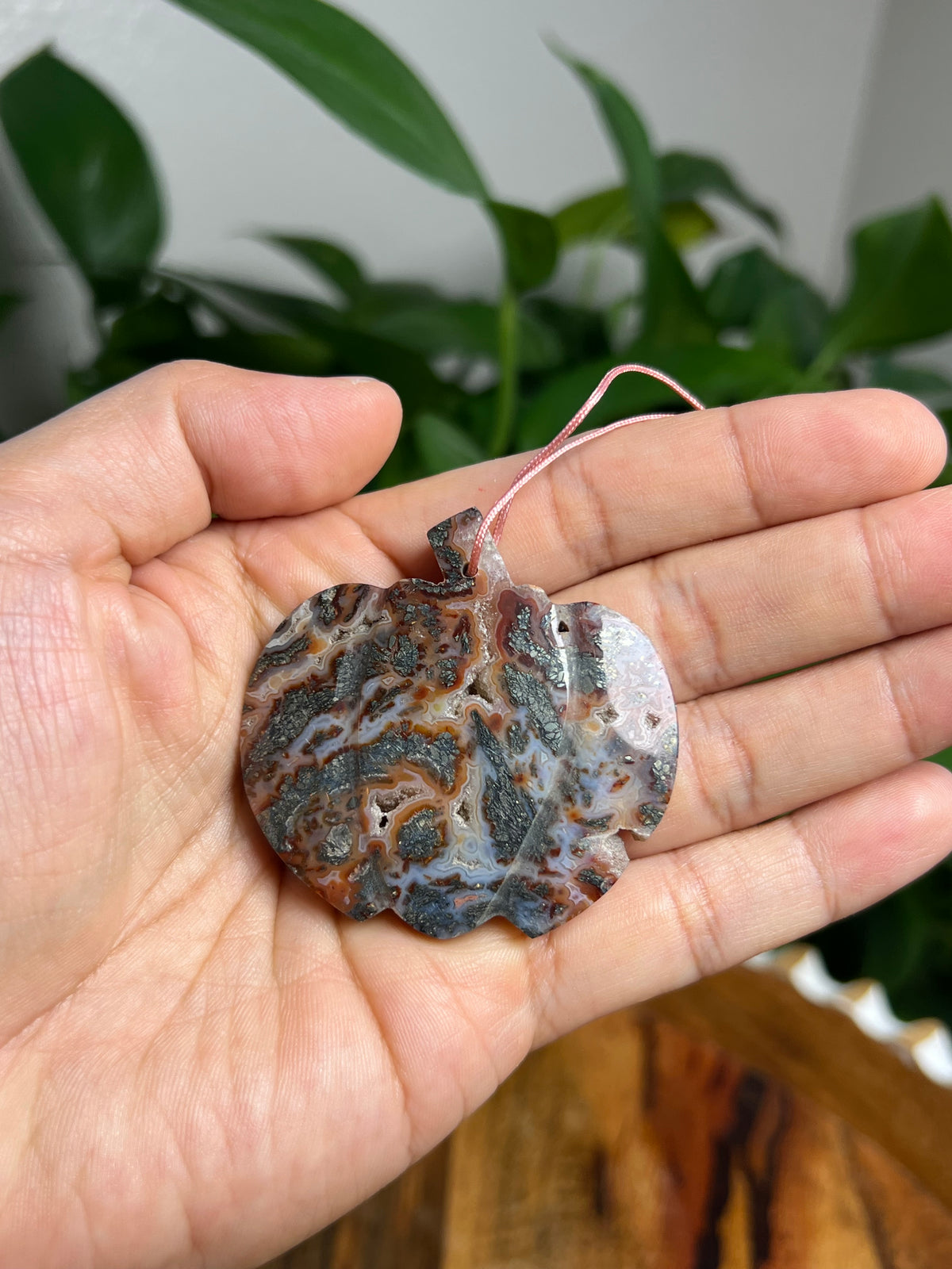 Marcasite Pumpkin Ornaments