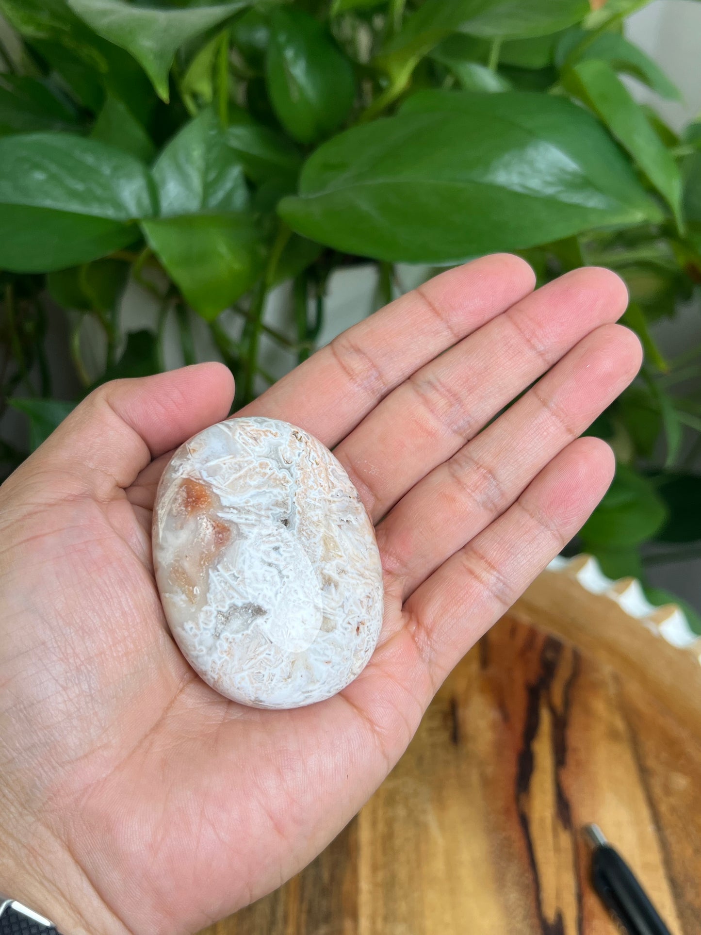 Tube Agate Palmstone: NA