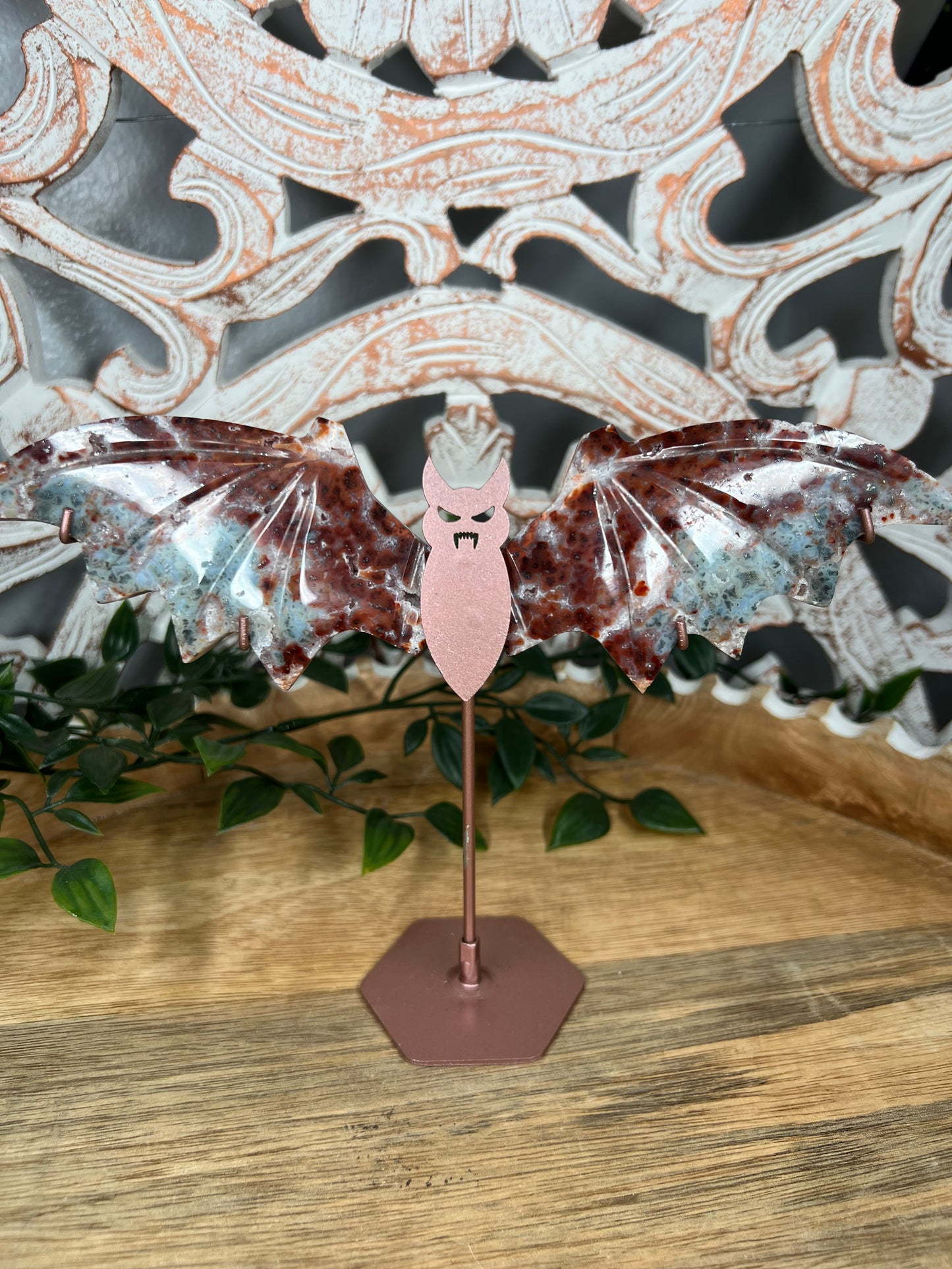 Marcasite Bat Wings
