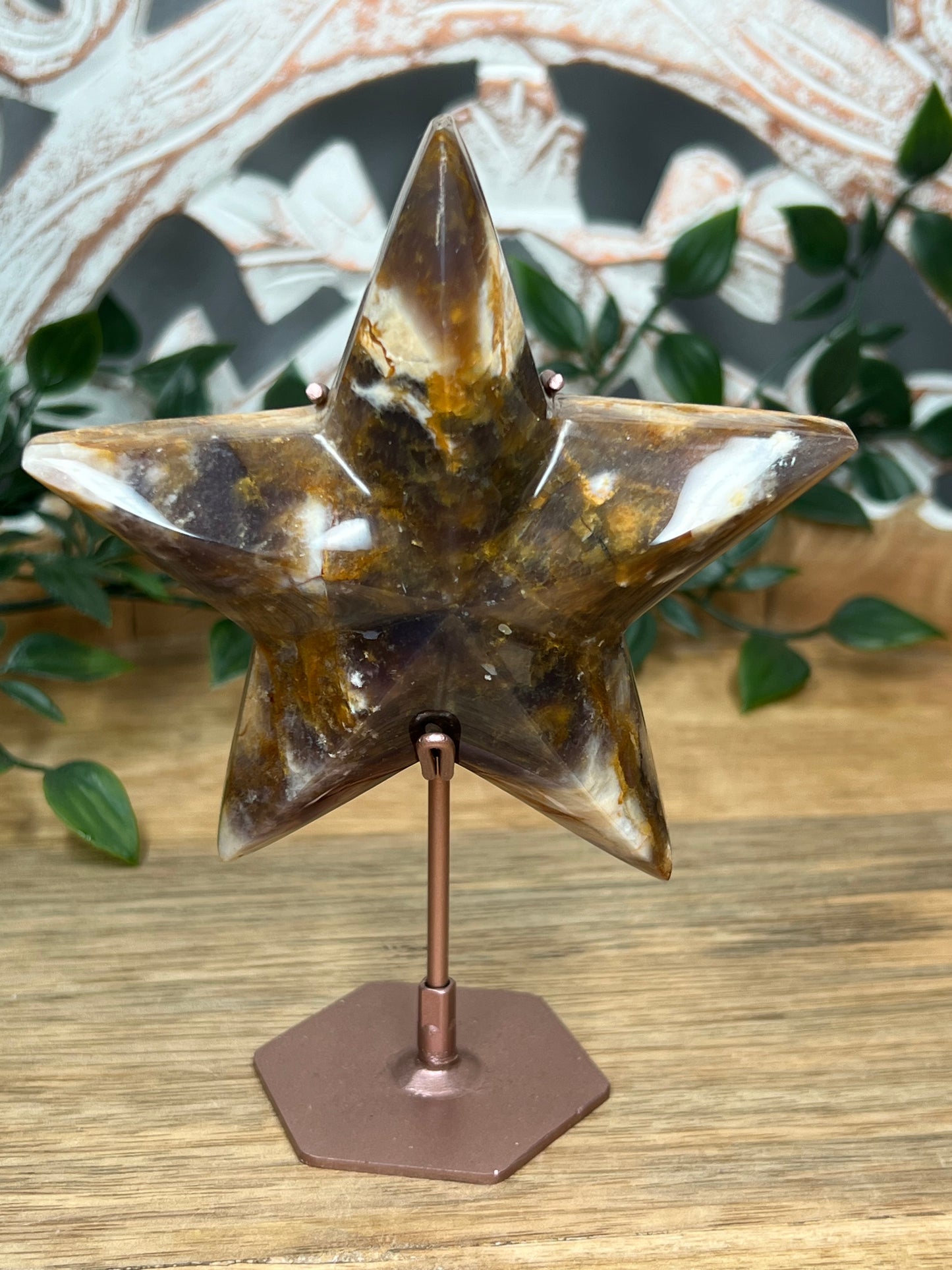 Purple Chalcedony Star