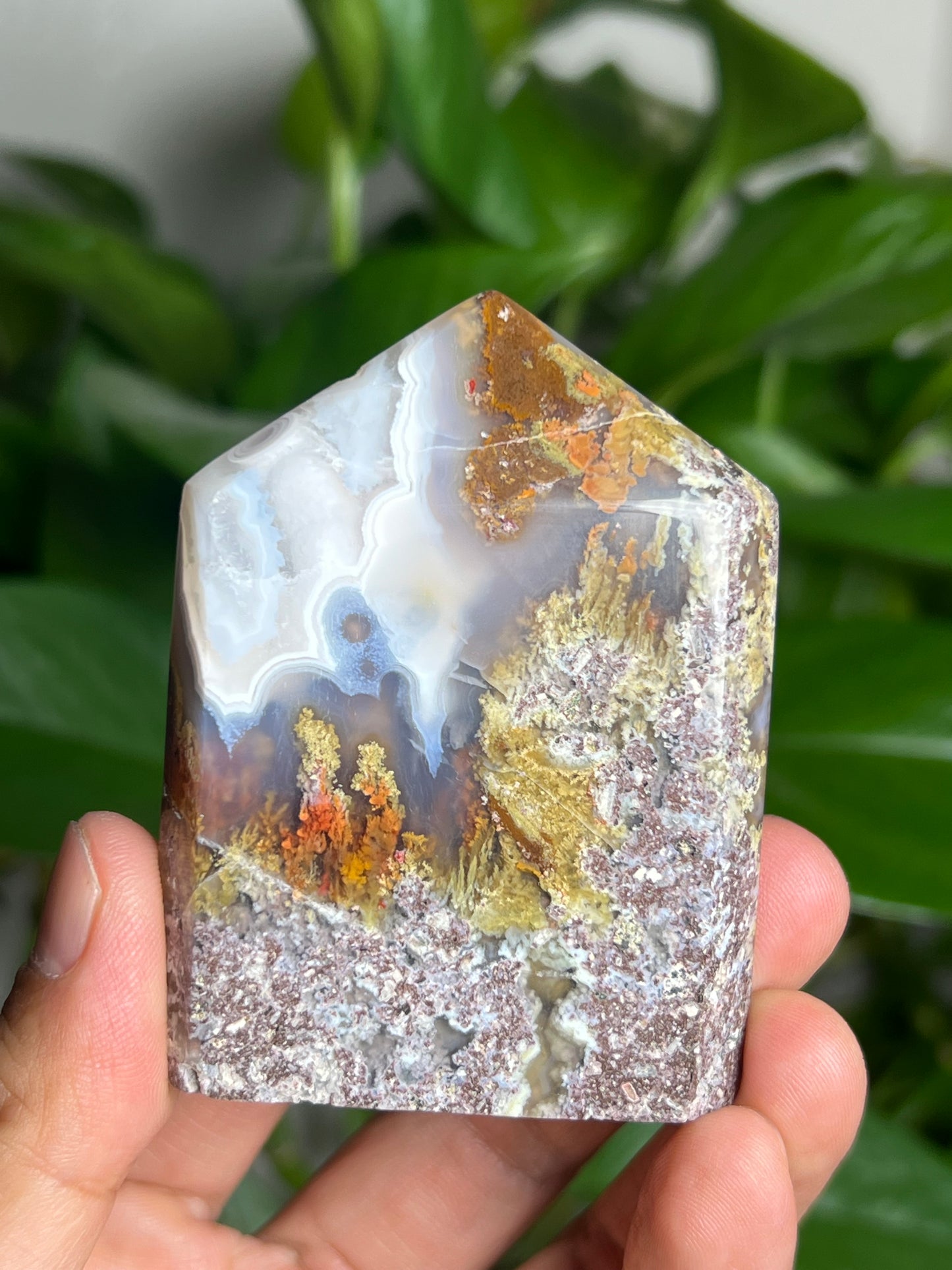 Scenic Moss Agate Flat Tower: RE