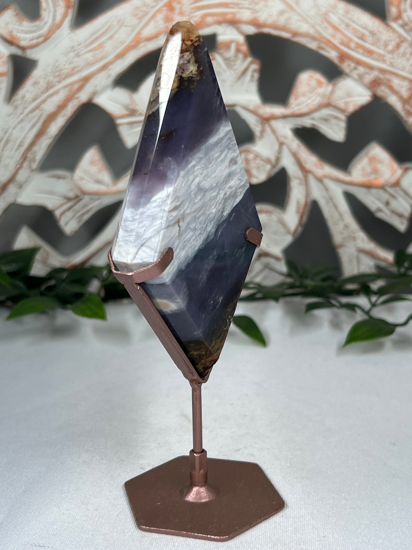 Purple Chalcedony Diamond