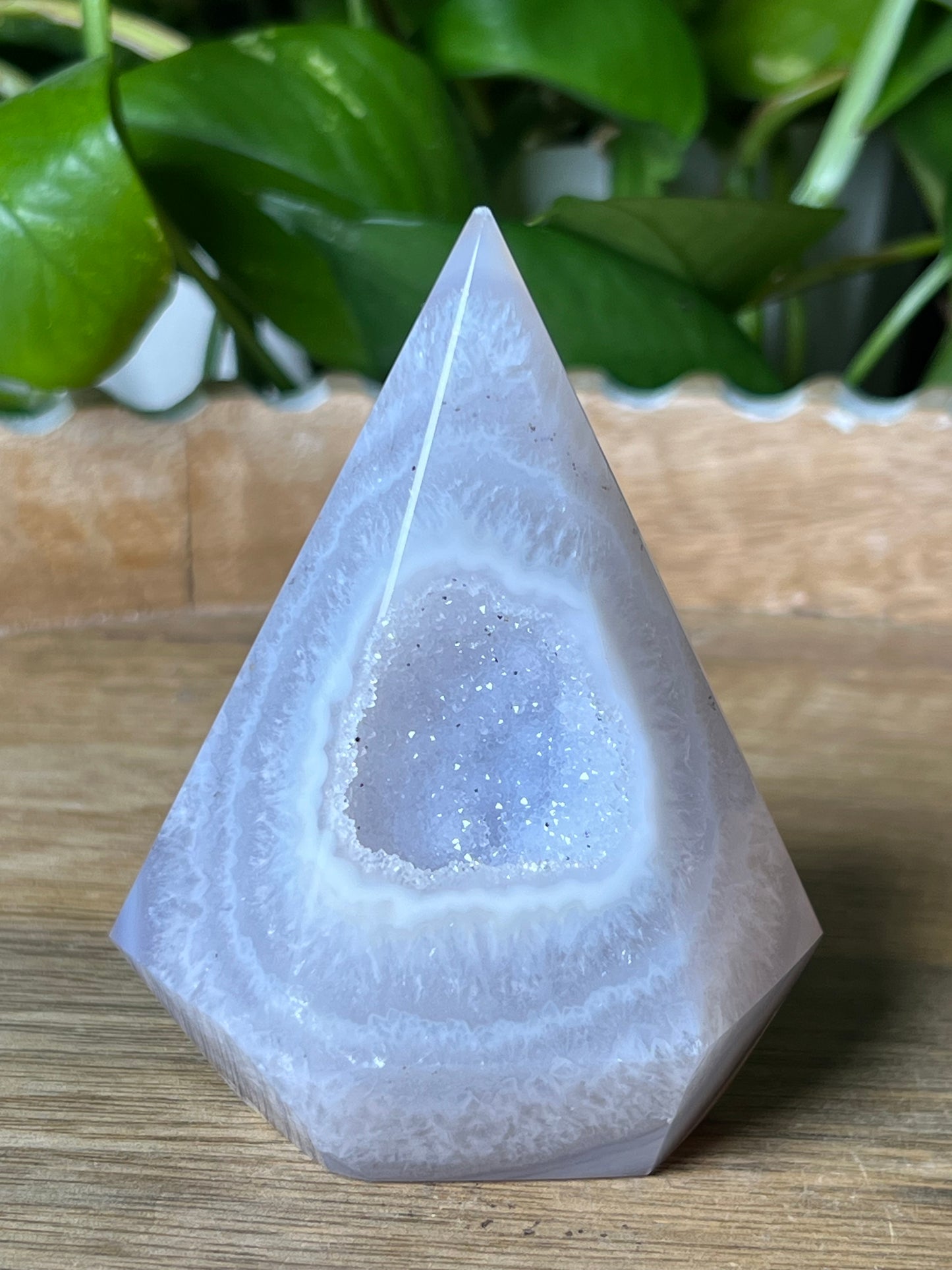 Brazilian Druzy Agate Diamond