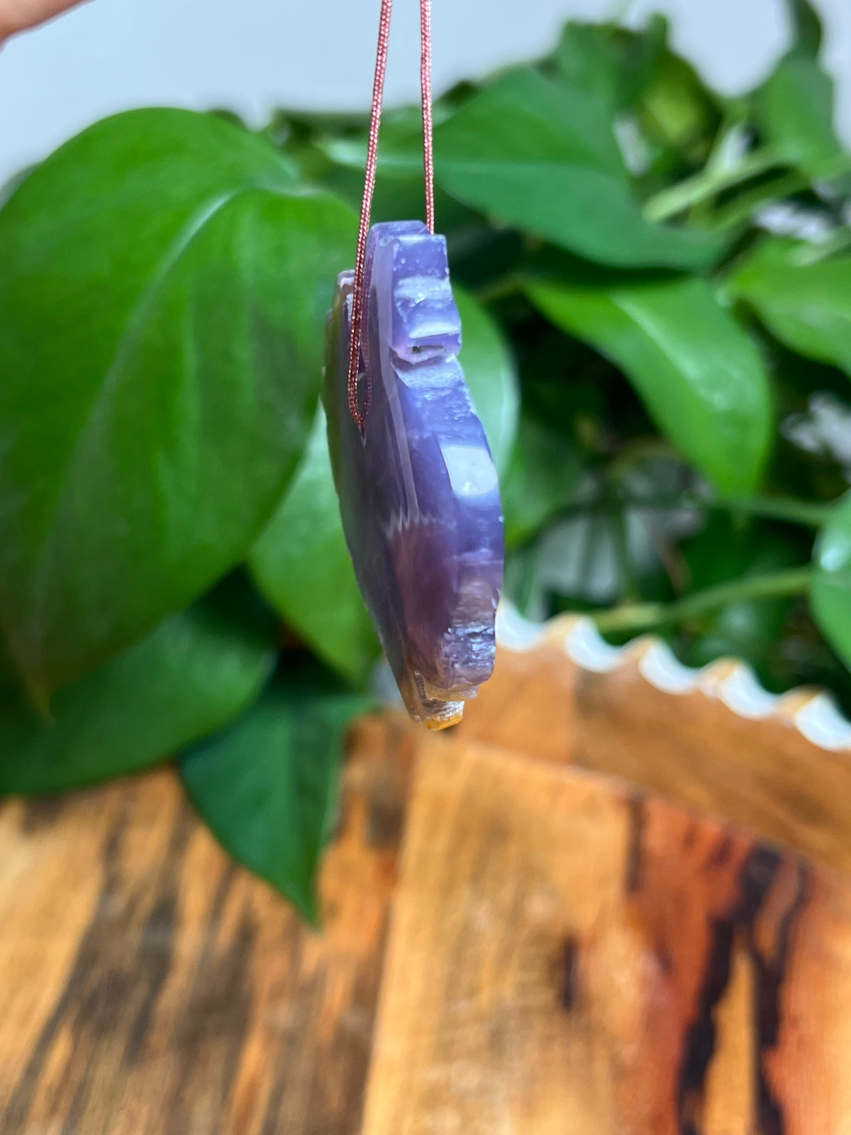 Purple Chalcedony Turkey Ornaments