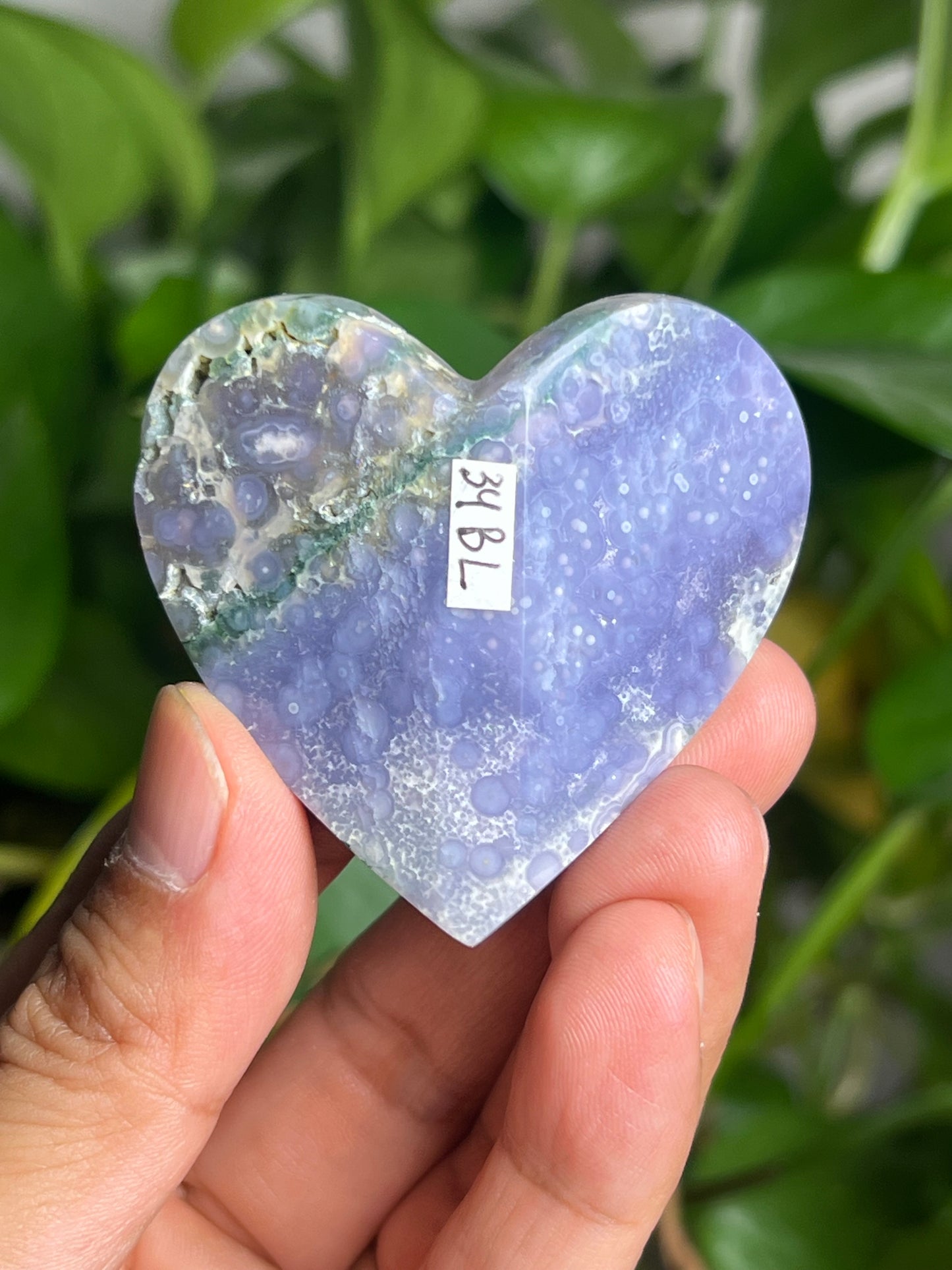 Grape Agate 3D Butterfly BL