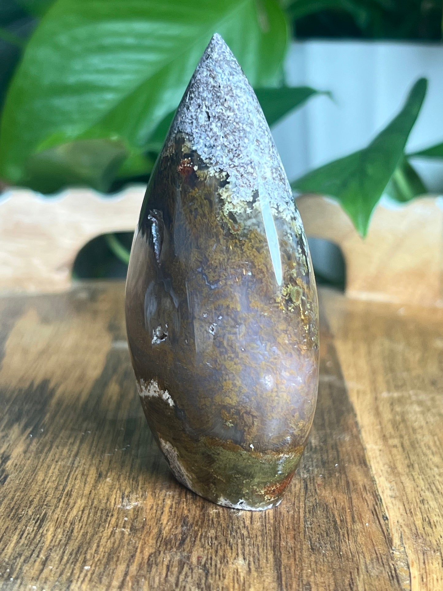 Scenic Moss Agate Flame BL