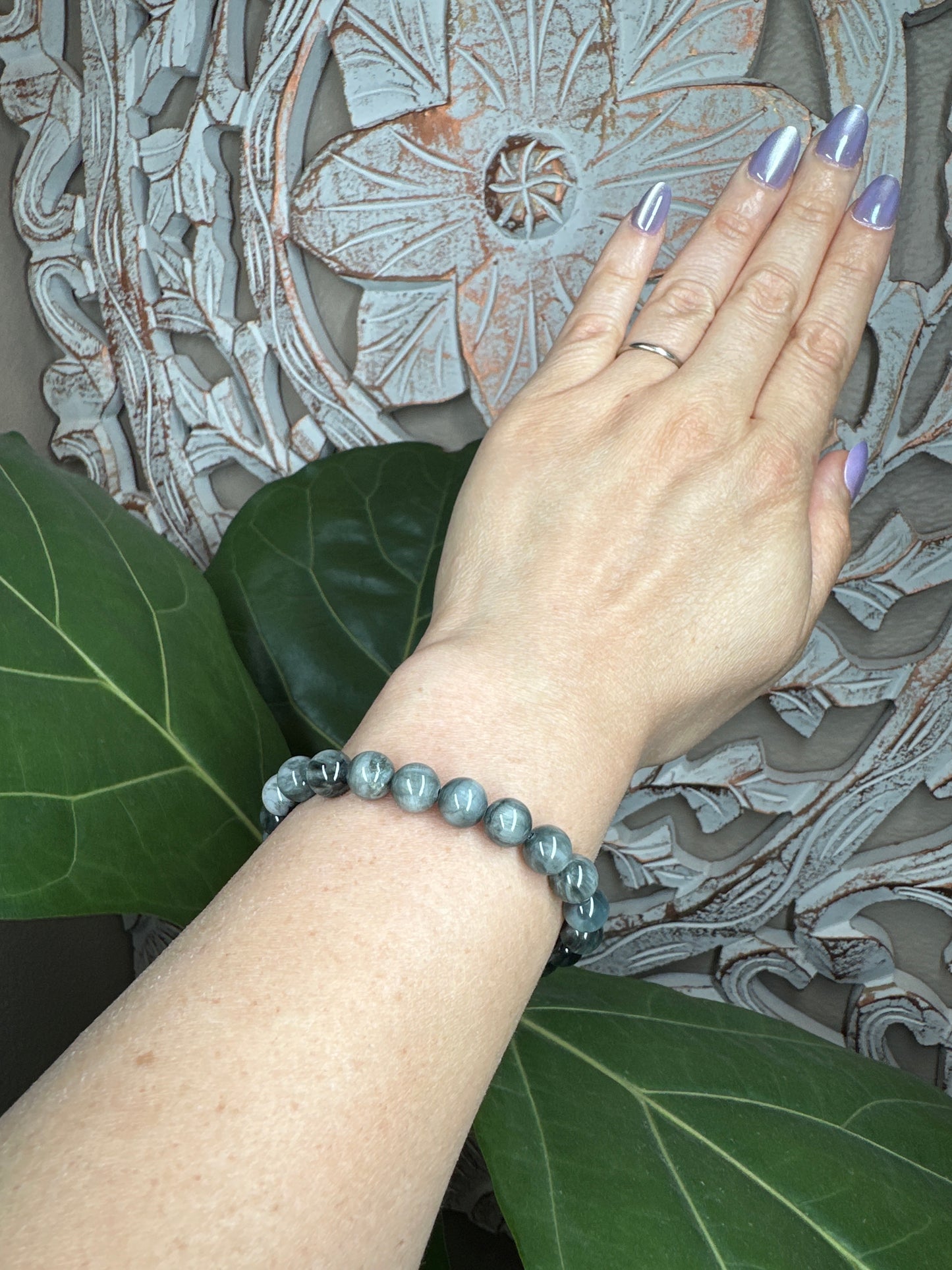 Eagle Eye Beaded Bracelet (8.5mm)