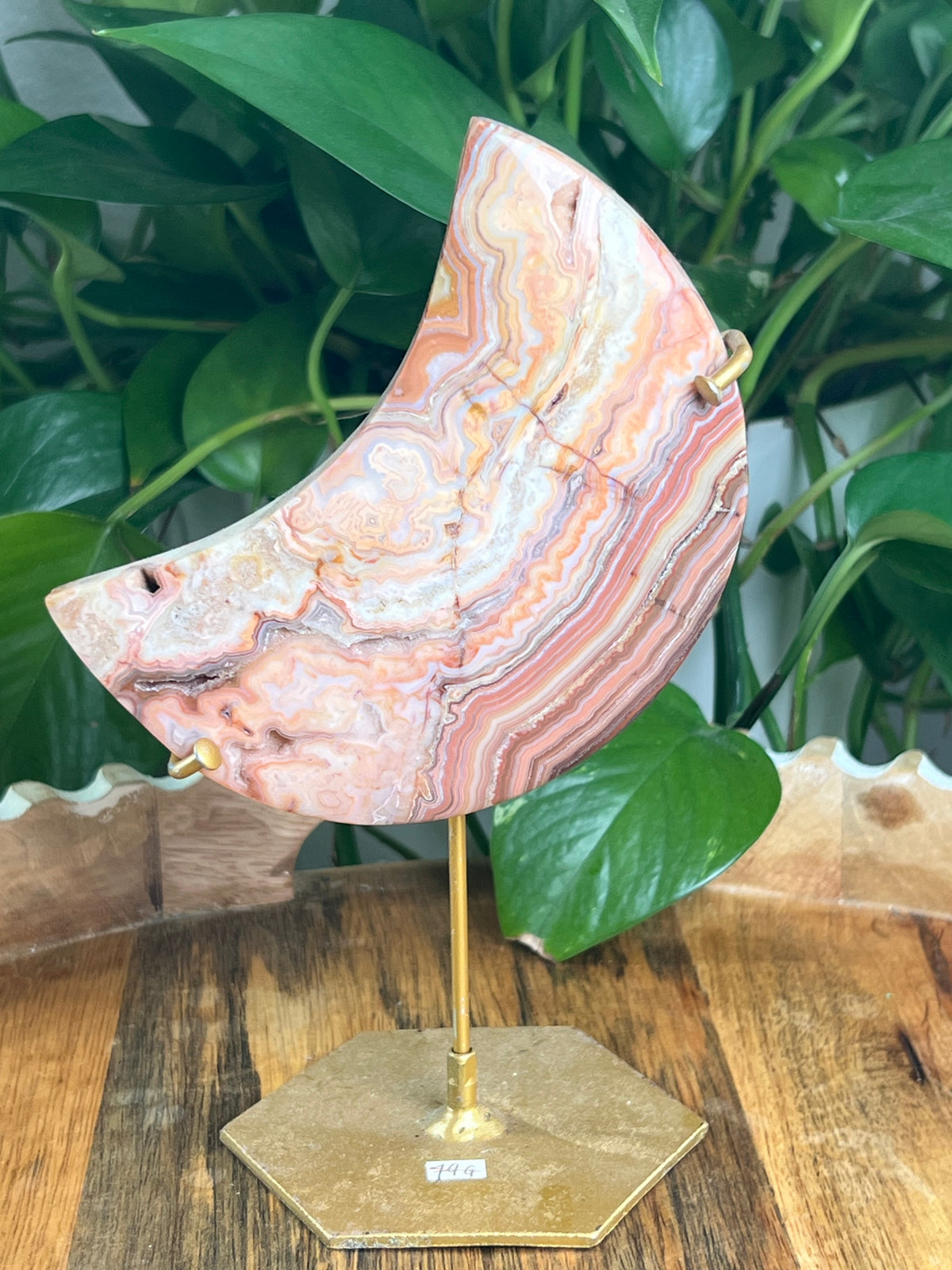 Crazy Lace Agate Moon: G