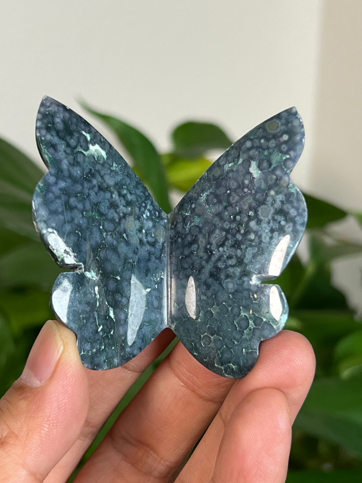 Grape Agate 3D Butterflies
