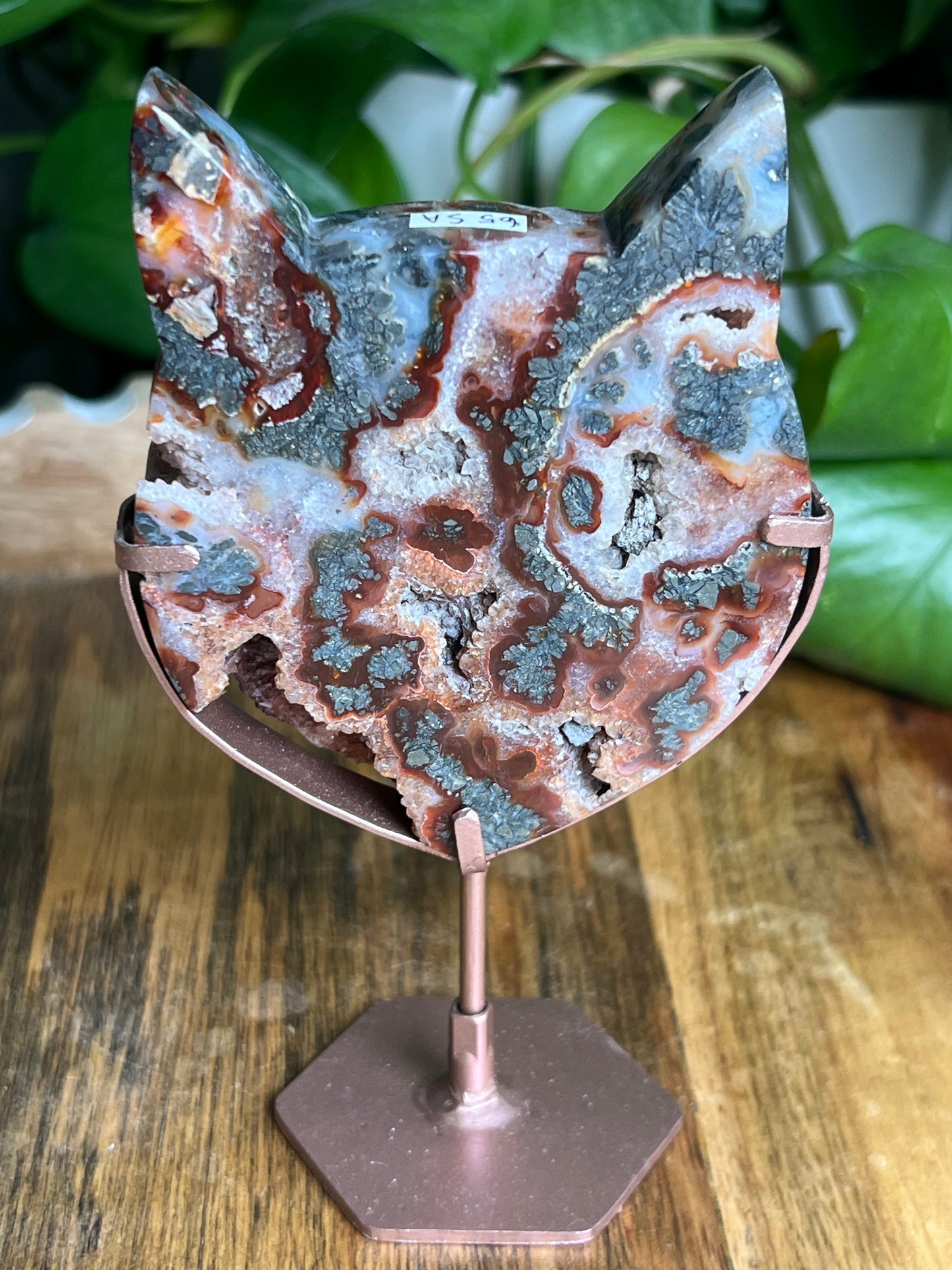 Marcasite Cat Head