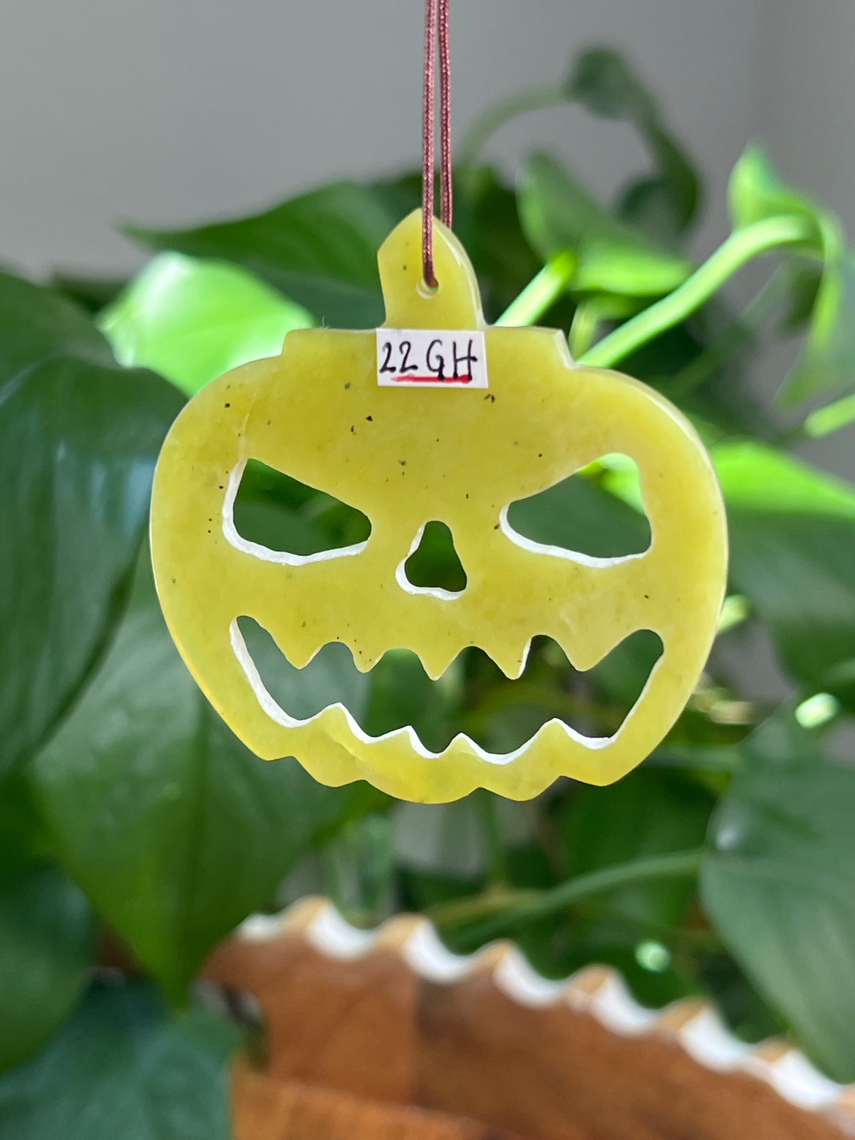 Idocrase Jack-O-Lantern Ornaments
