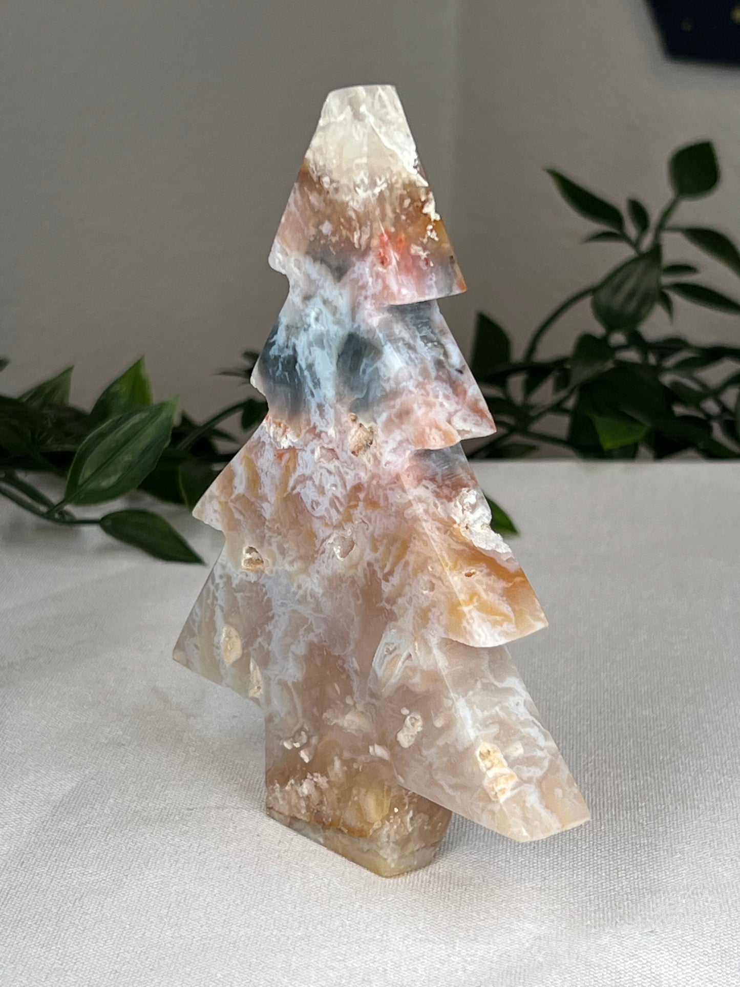 Rainbow Plume Agate Tree