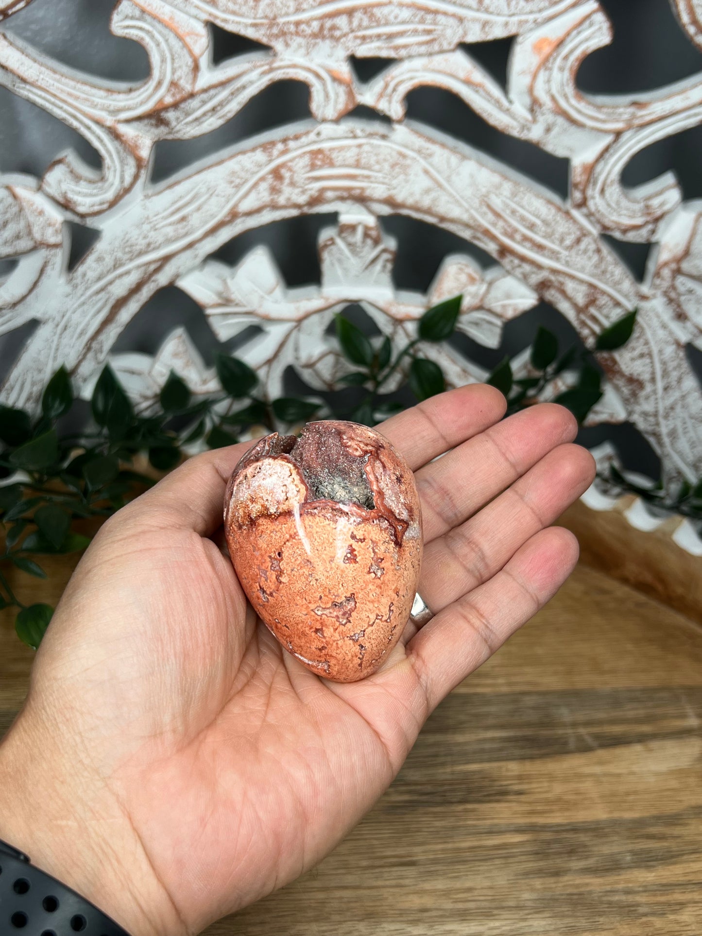 Crazy Lace Agate Egg