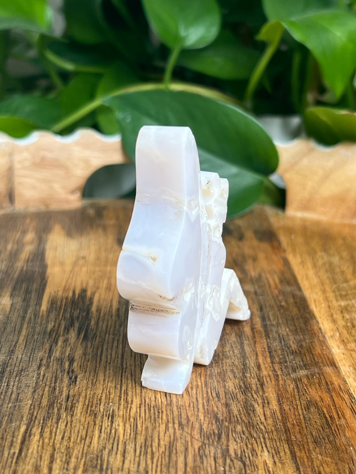 White Plume Agate Pixie Fairy: DZ