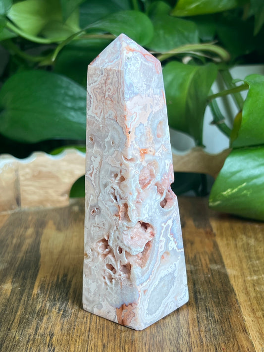 Crazy Lace Agate Tower