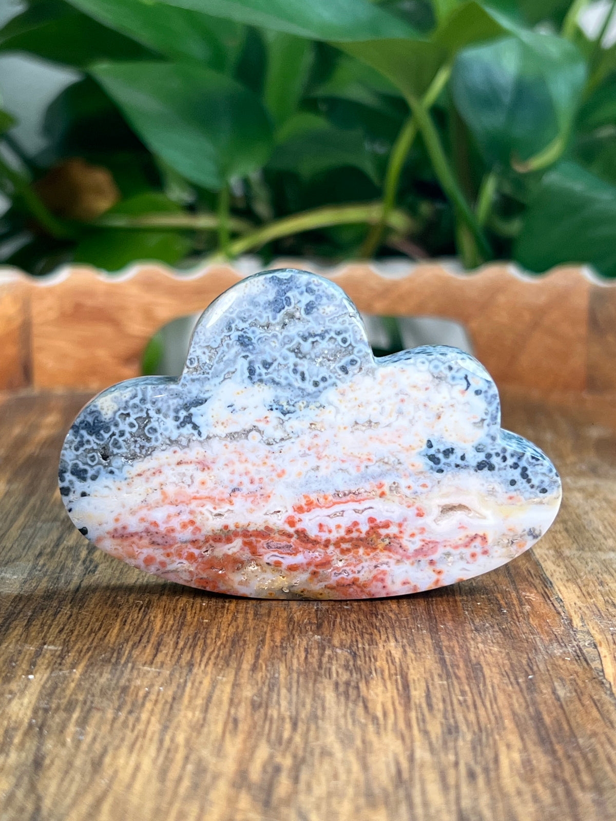 Sea Jasper Self Standing Small Clouds
