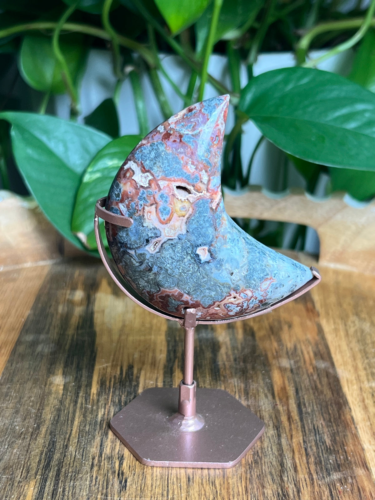 Marcasite Mini Puffy Moon: DN