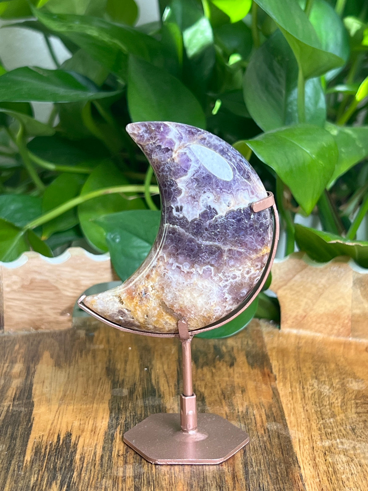 Indonesian Amethyst Puffy Moon: N