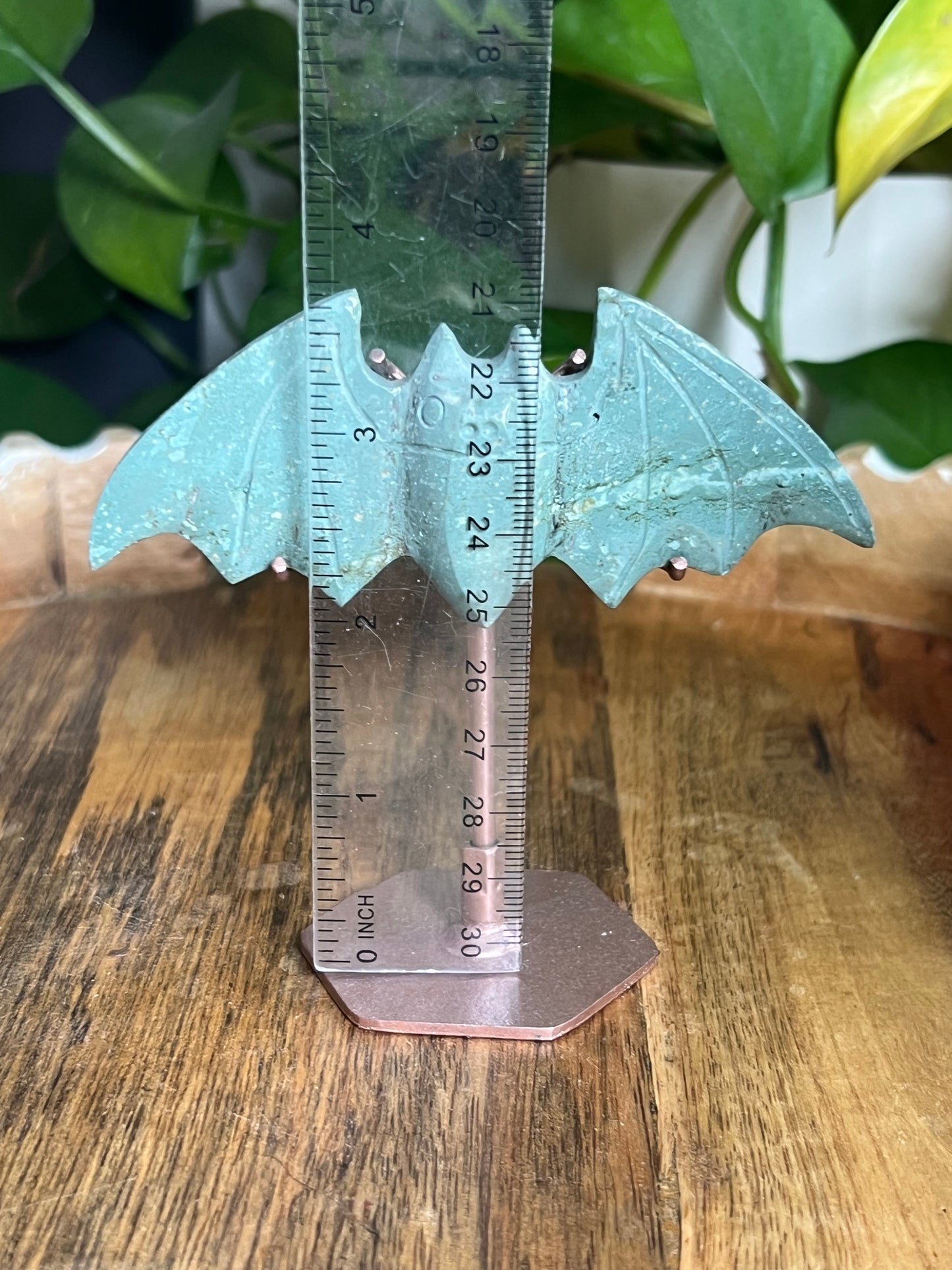 Blue Green Jasper Bat