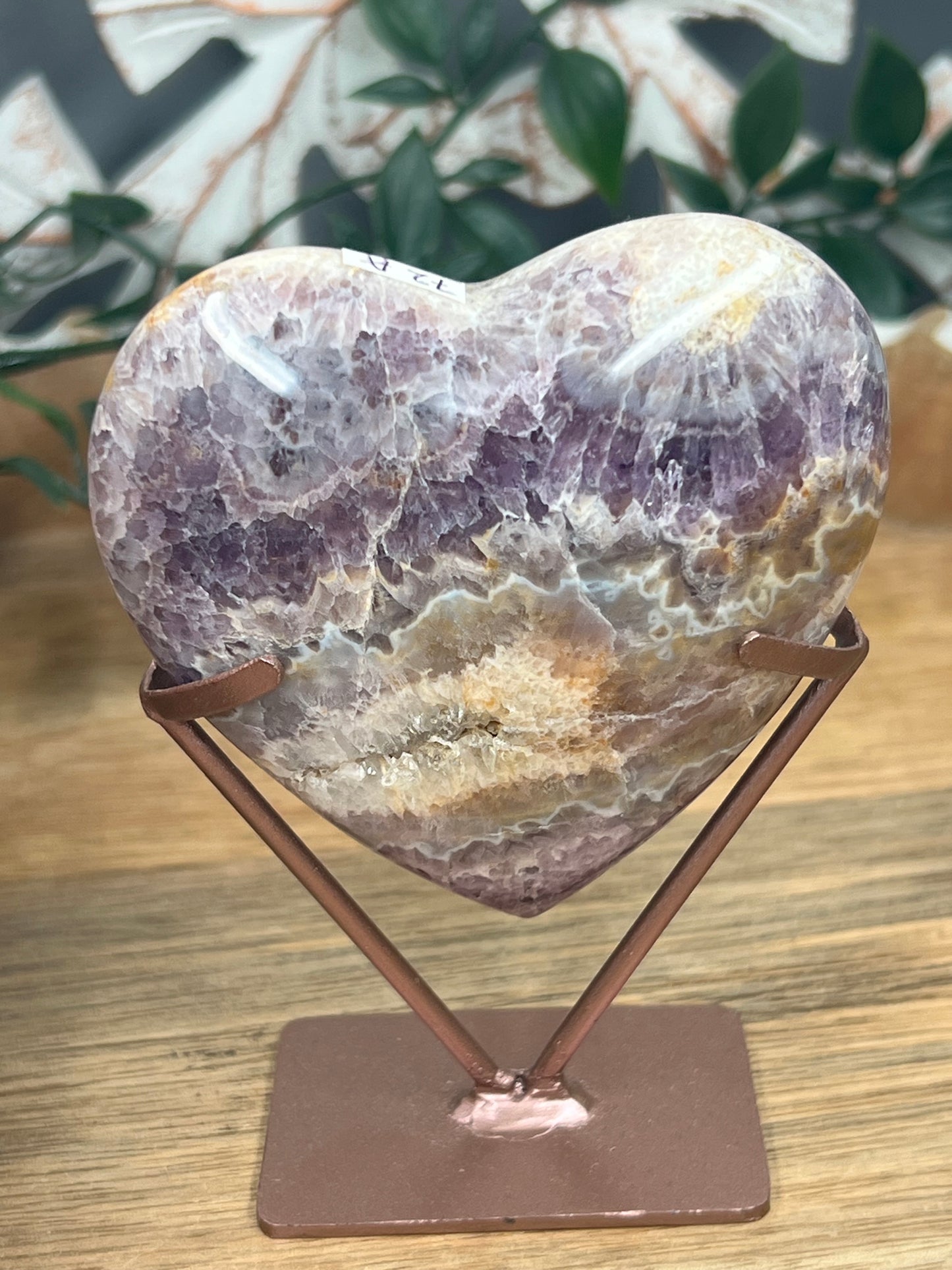Indonesian Amethyst Heart