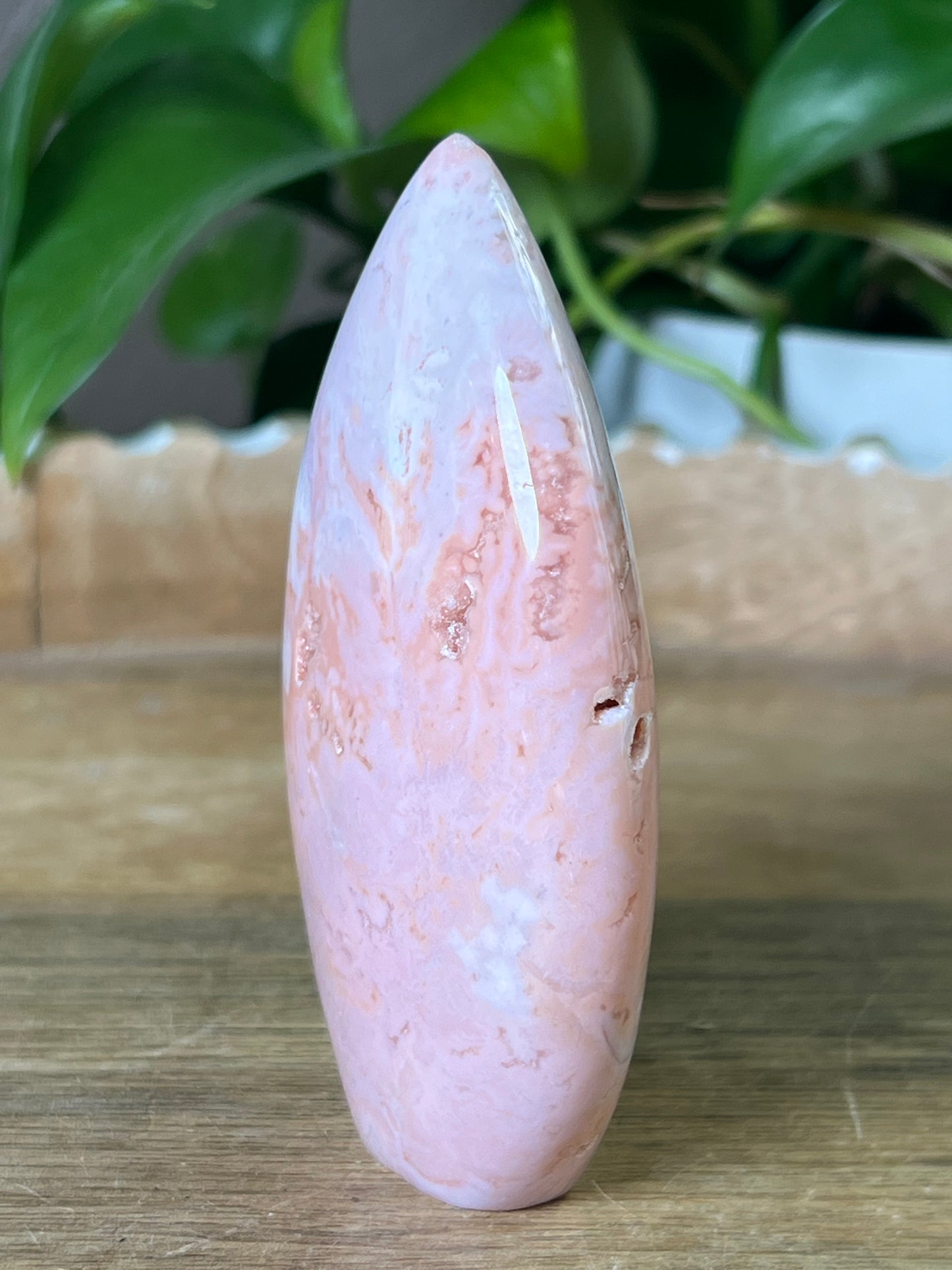 Pink Carnelian Flame