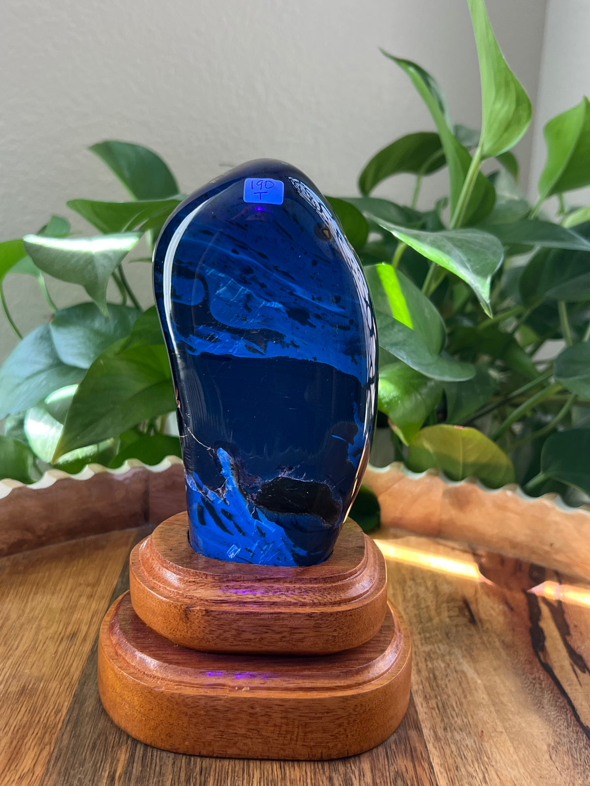 Blue Amber Freeform: T