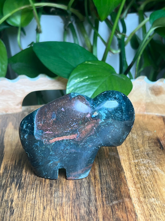 Blue Green Jasper Buffalo: DE