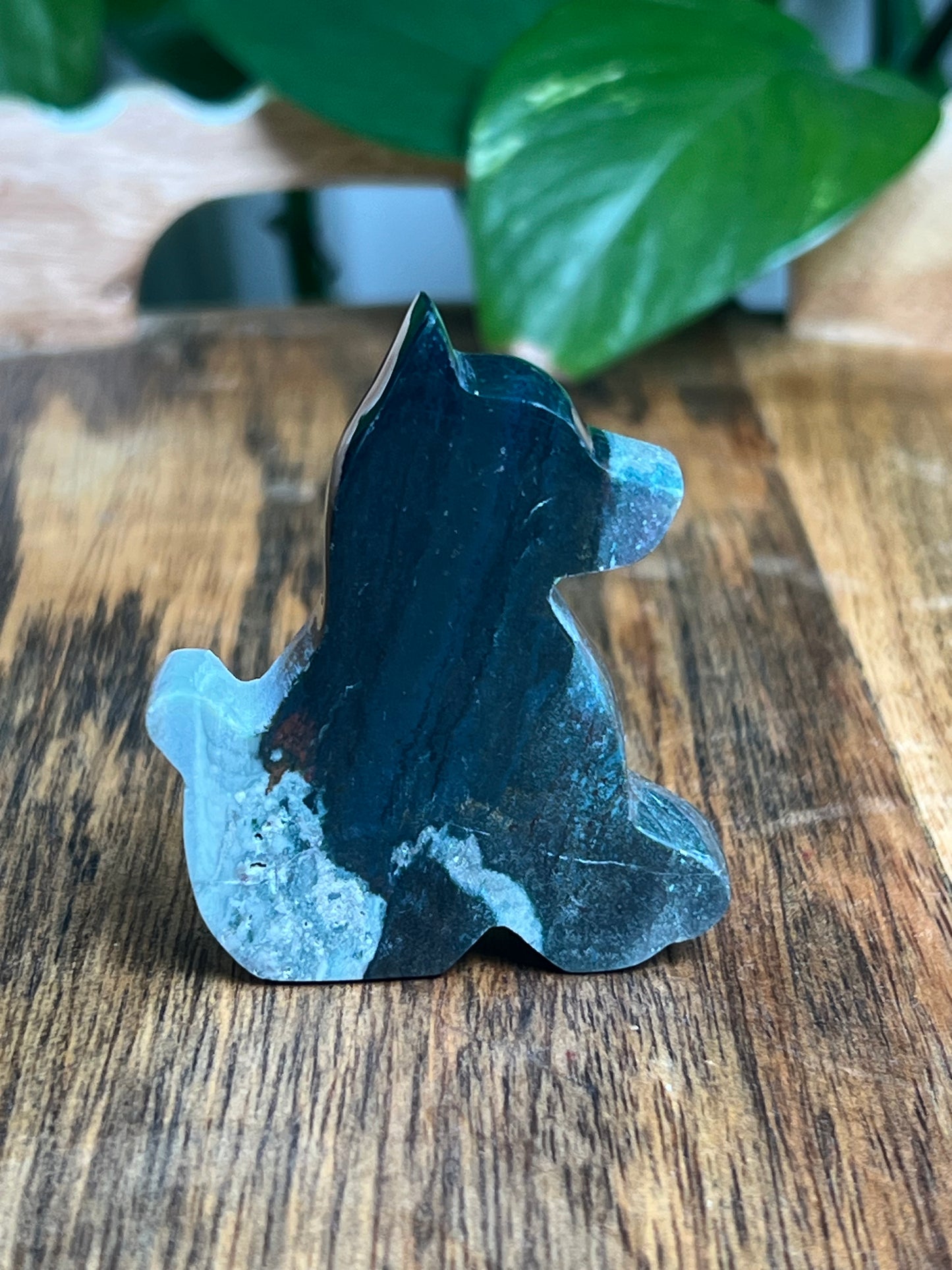Blue Green Jasper Dog: AA