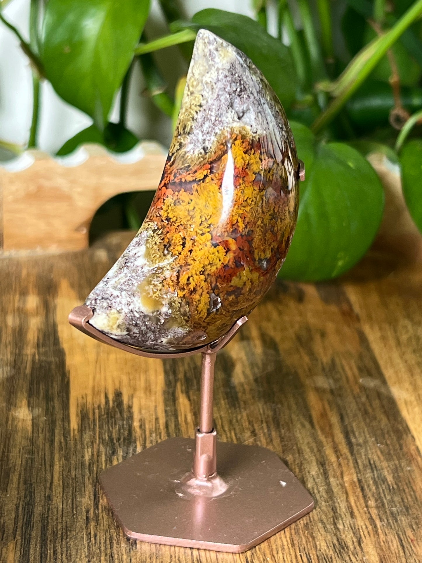 Scenic Moss Agate Moon