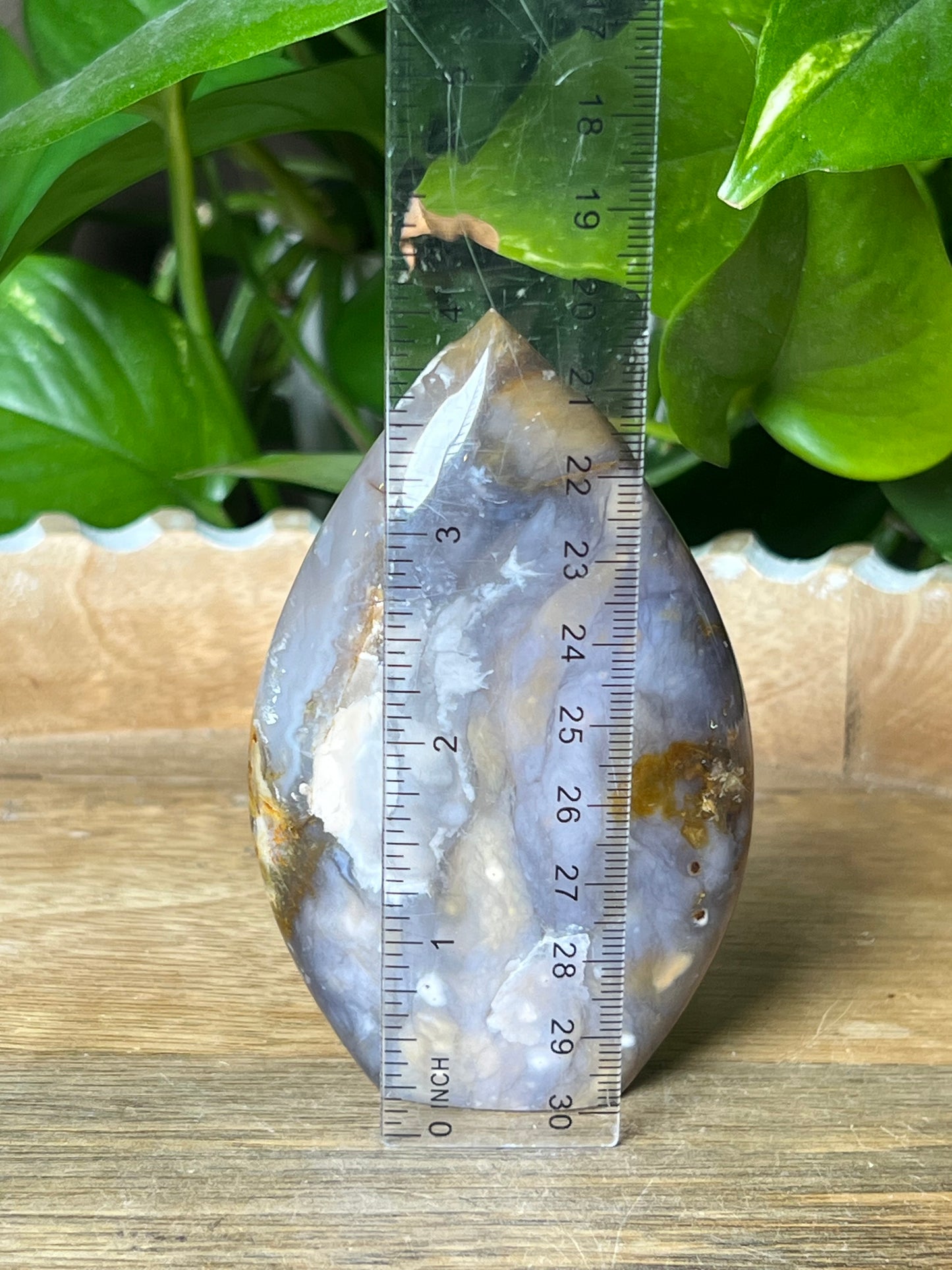 Purple Chalcedony Flame