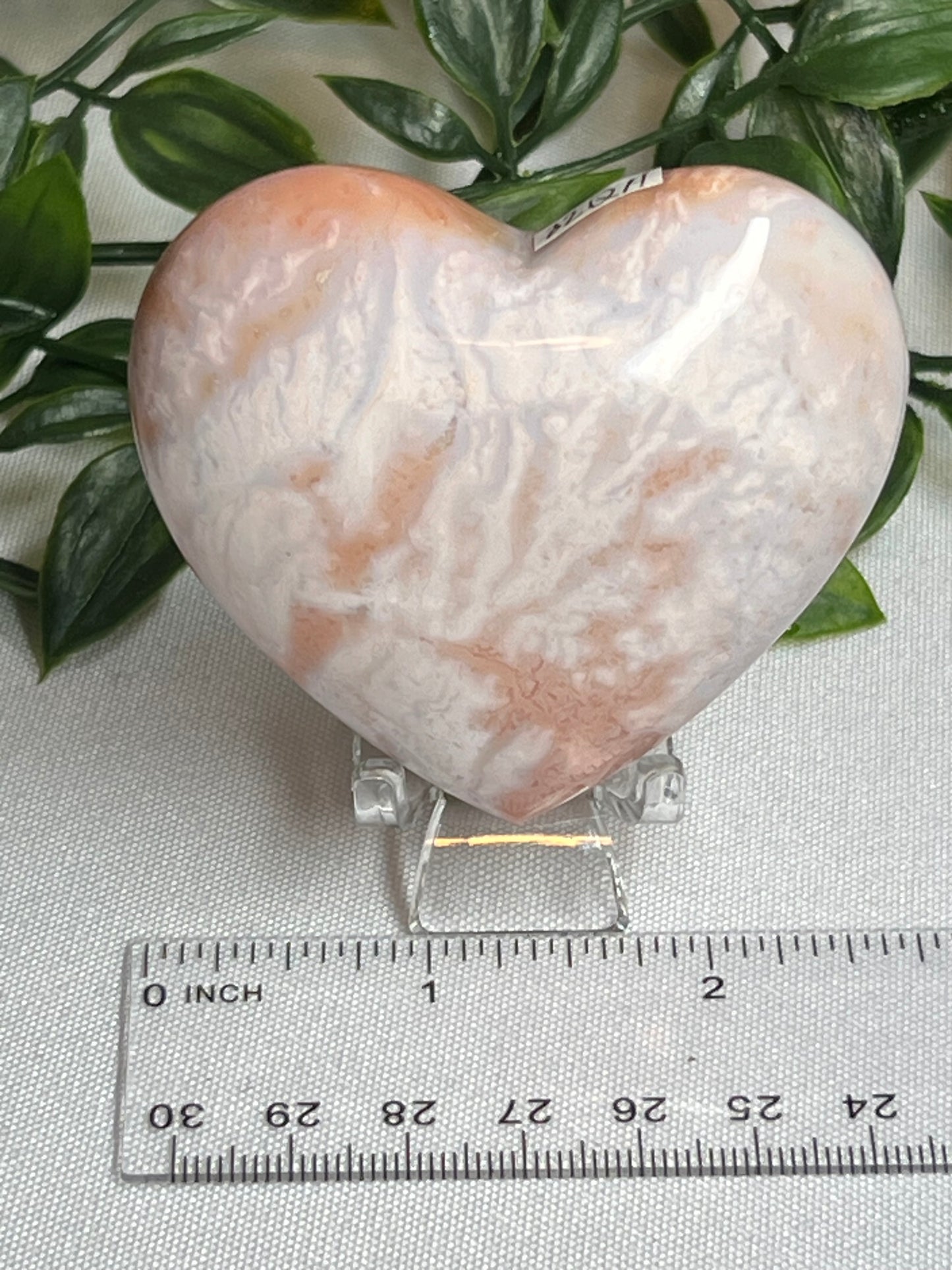 Pink Carnelian Heart