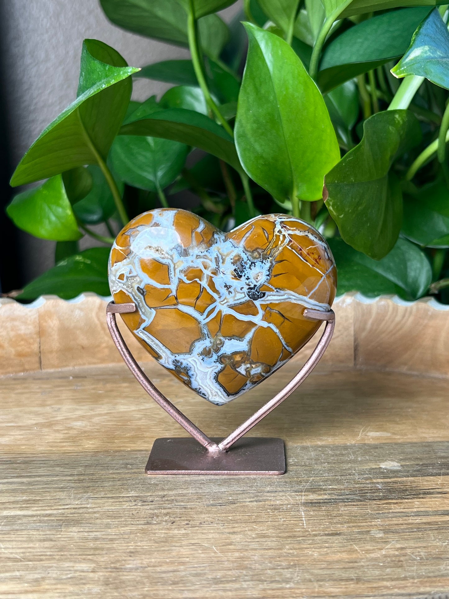 Brecciated Jasper Heart