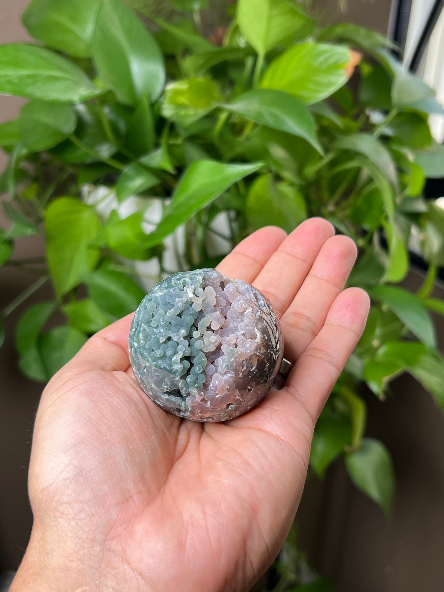 Grape Agate Sphere