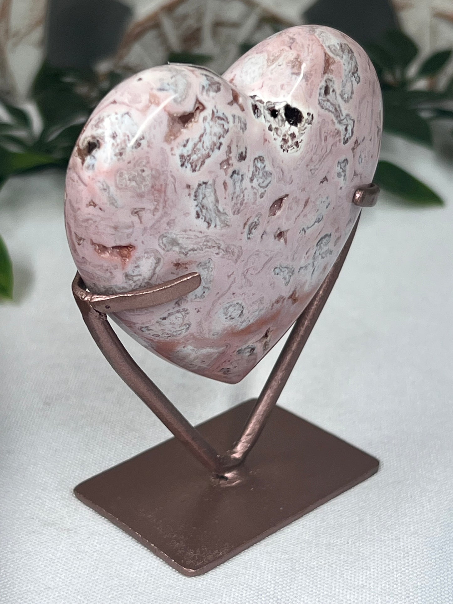 Pink Carnelian Heart