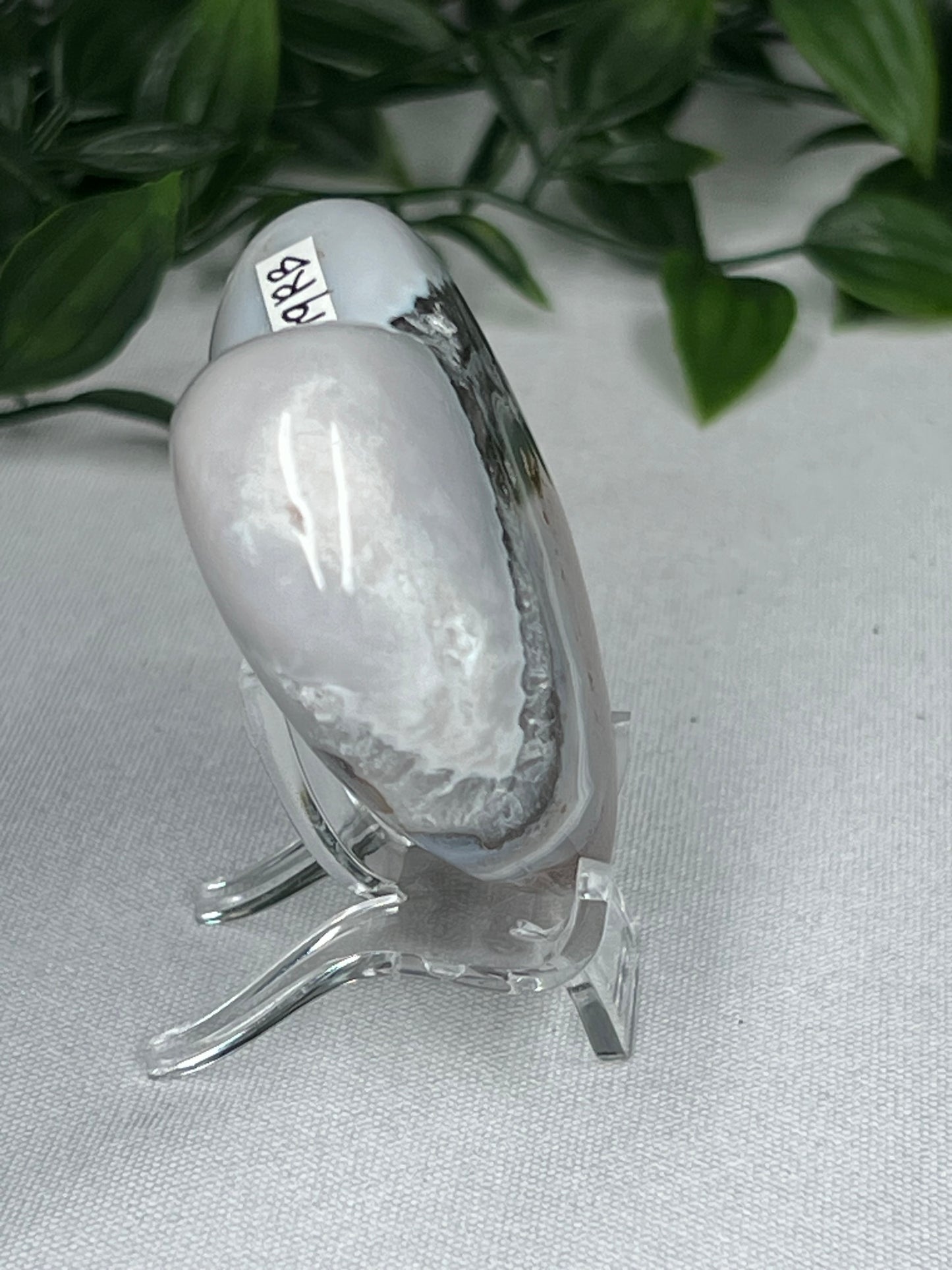 Scenic Moss Agate Heart