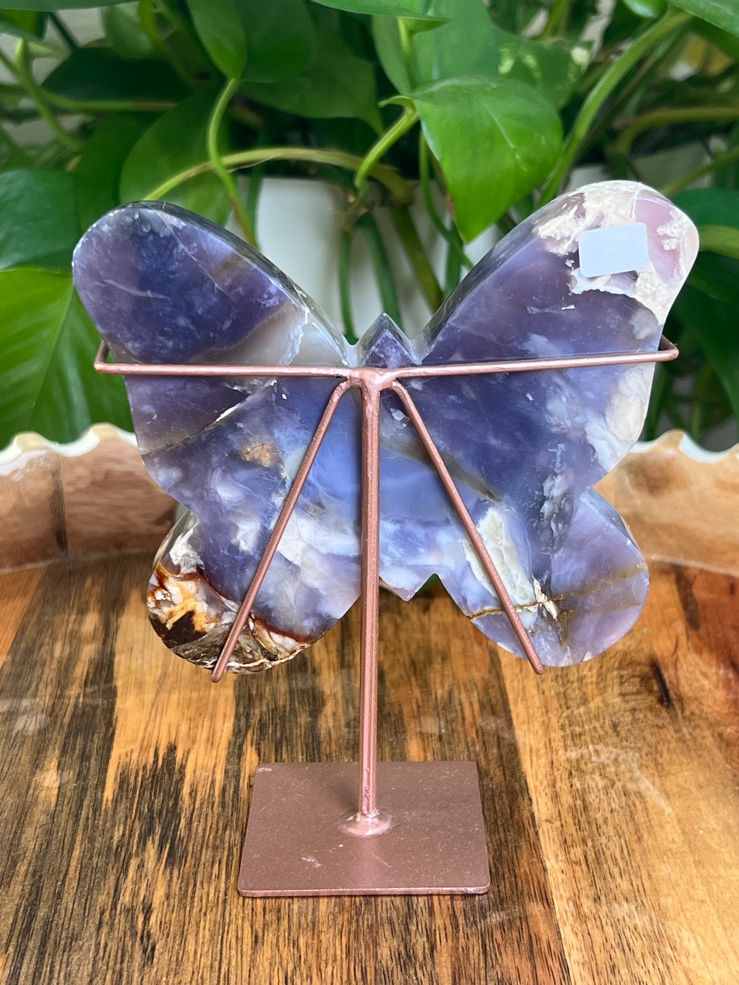 Purple Chalcedony Butterfly: MP