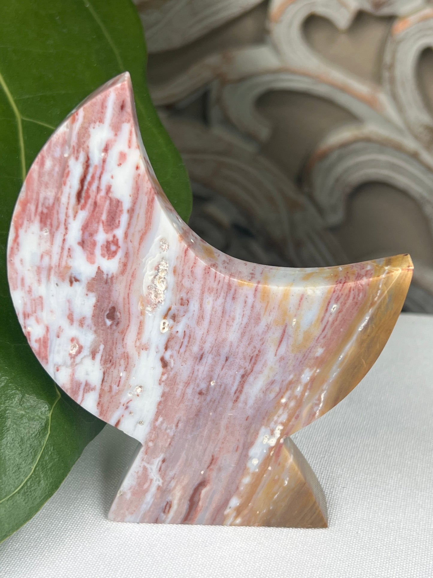 Milky Jasper Moon