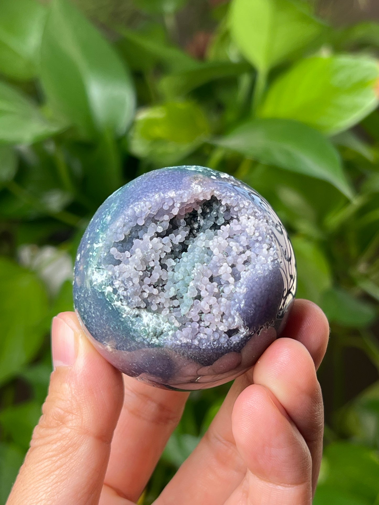 Grape Agate Sphere