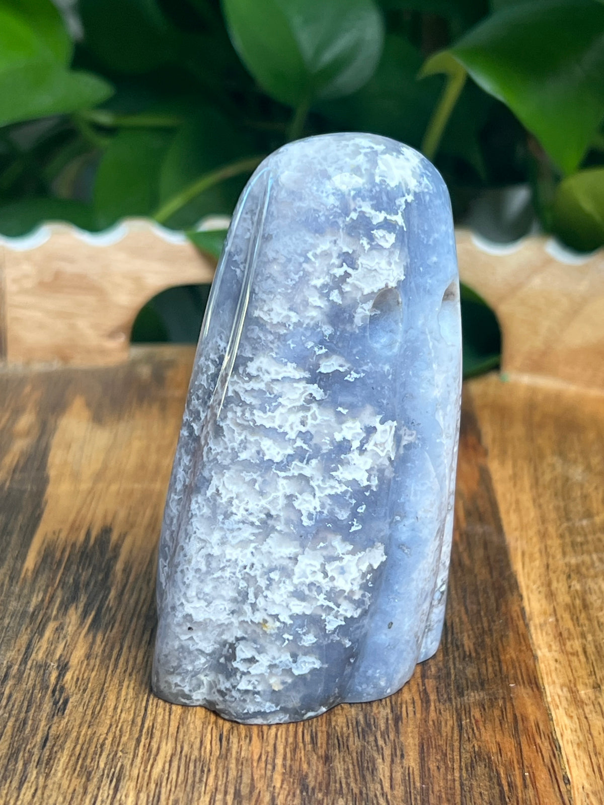 Blue Plume Agate Ghost: J