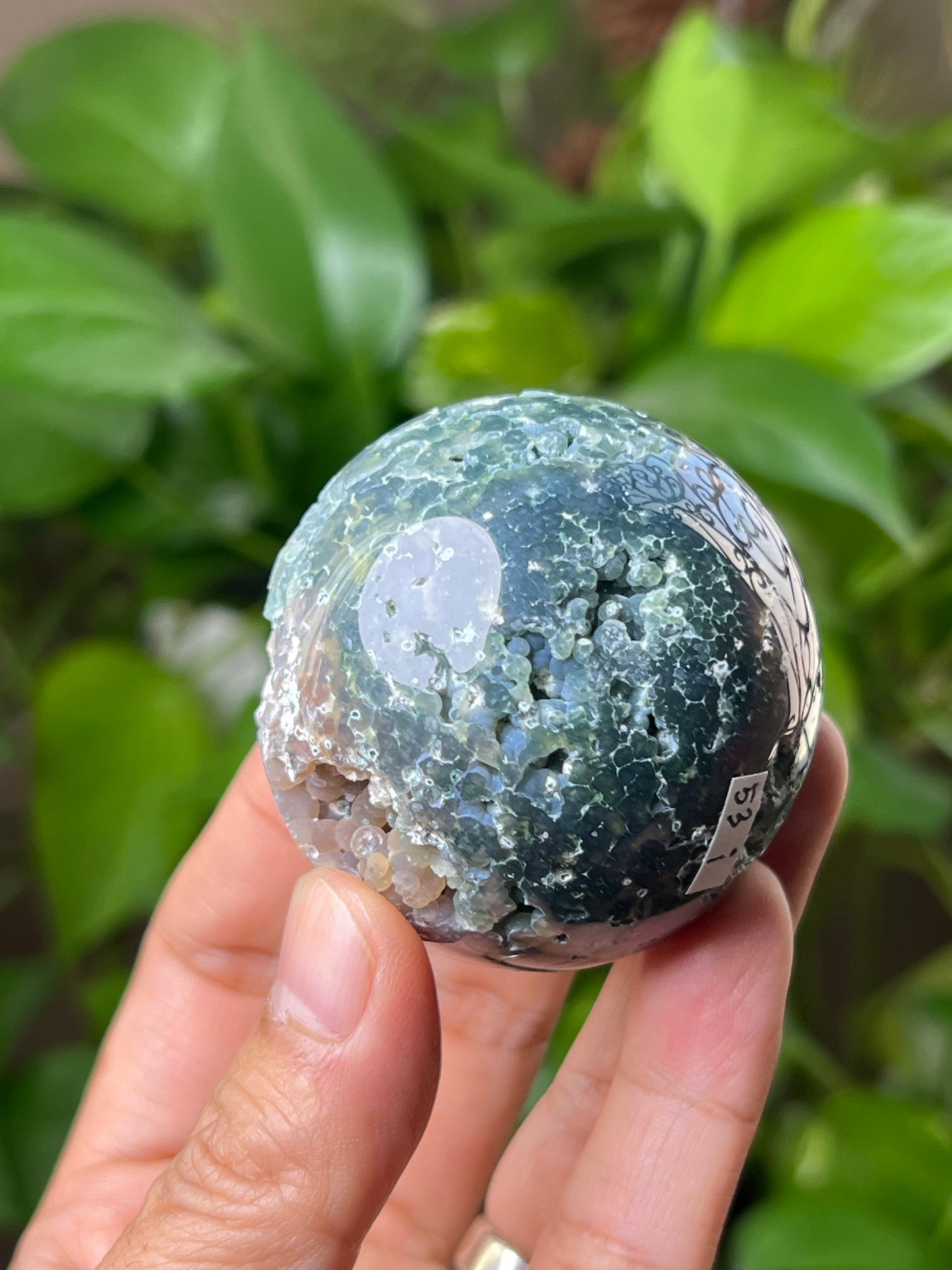 Grape Agate Sphere