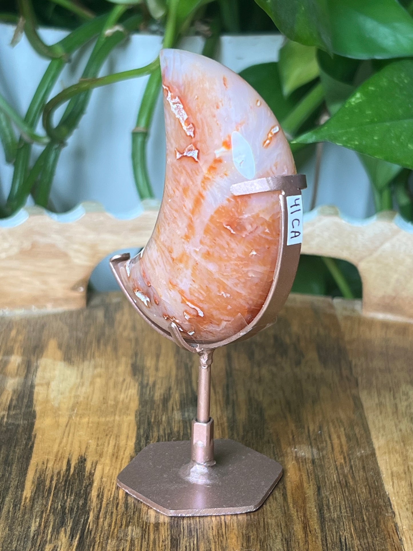 Pink Carnelian Moon