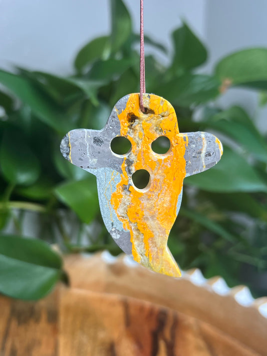 Bumblebee Jasper Ornament Ghost: M
