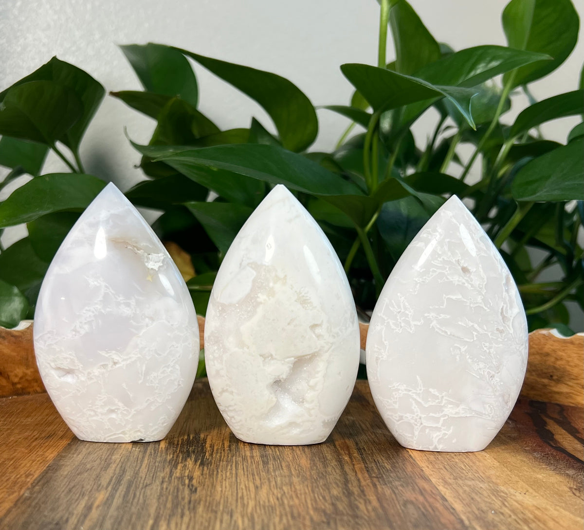 White Plume Agate Flames