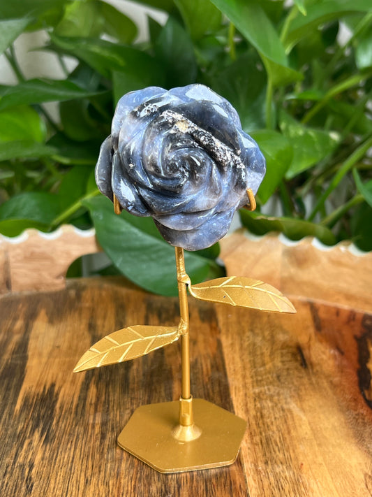 Blue Plume Agate Rose: WA