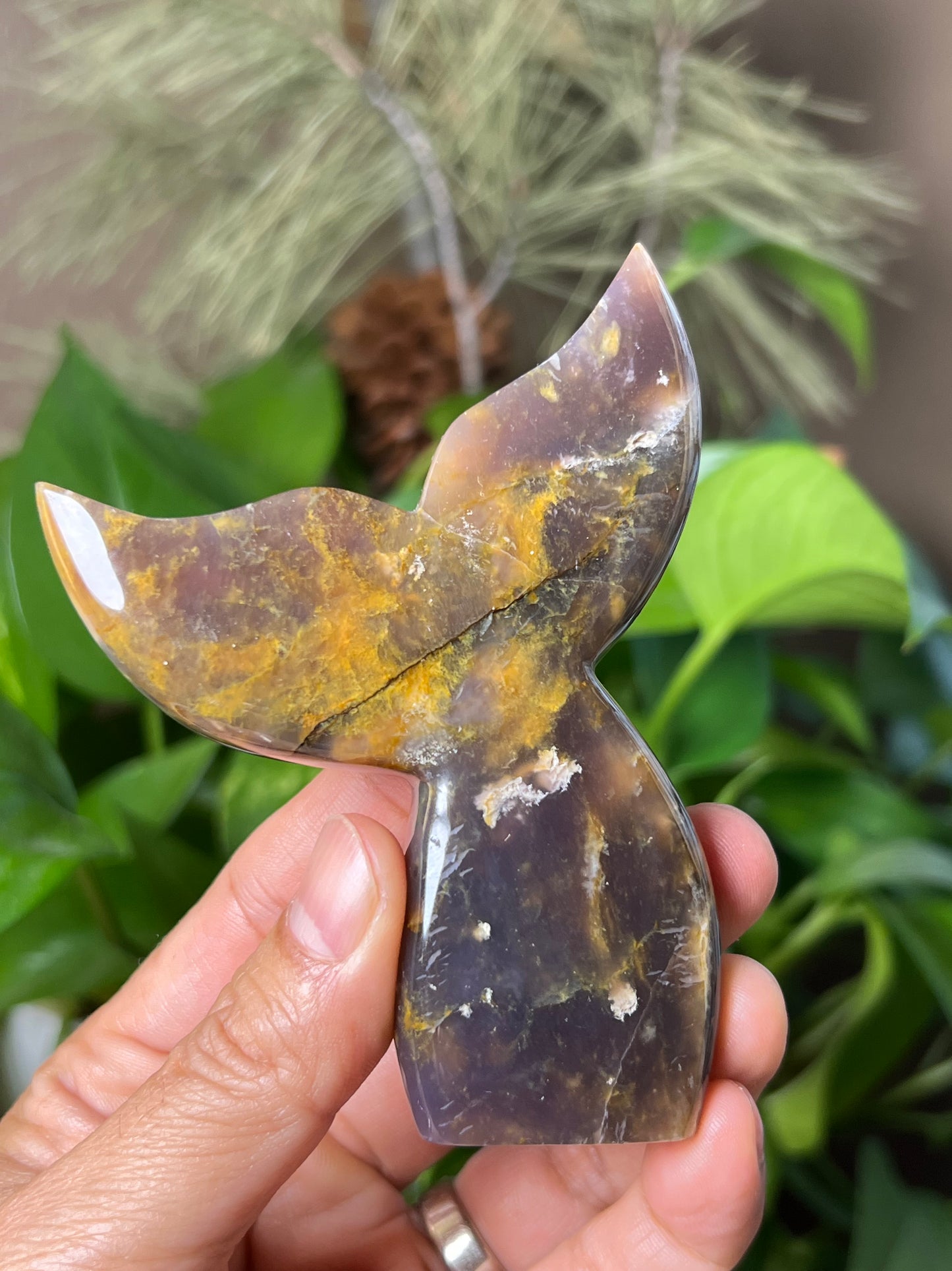 Purple Chalcedony Tail