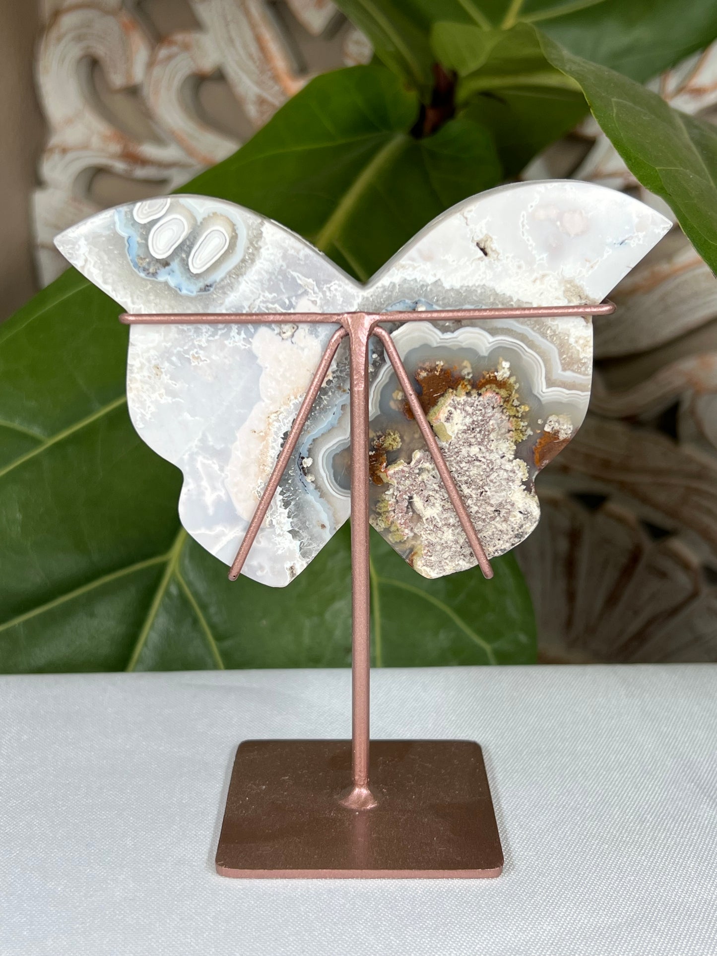 Scenic Moss Agate Butterfly