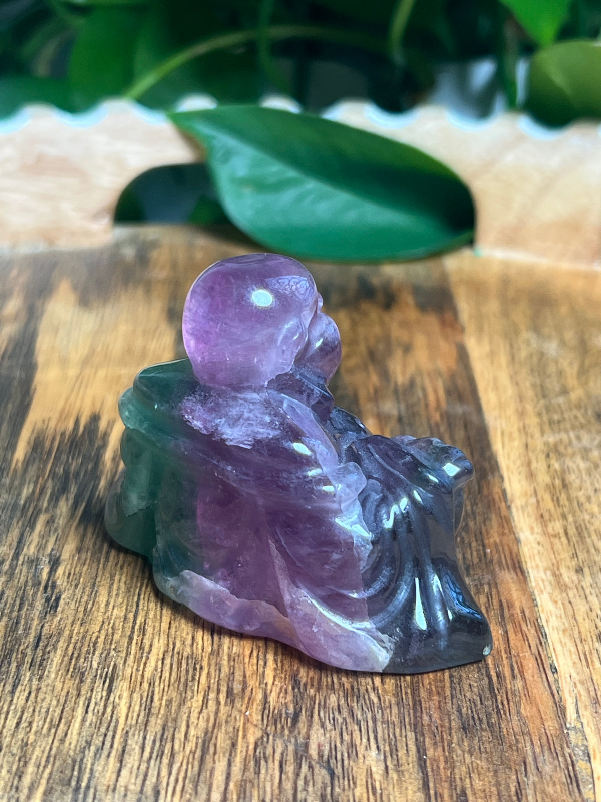 Fluorite Buddha: AB