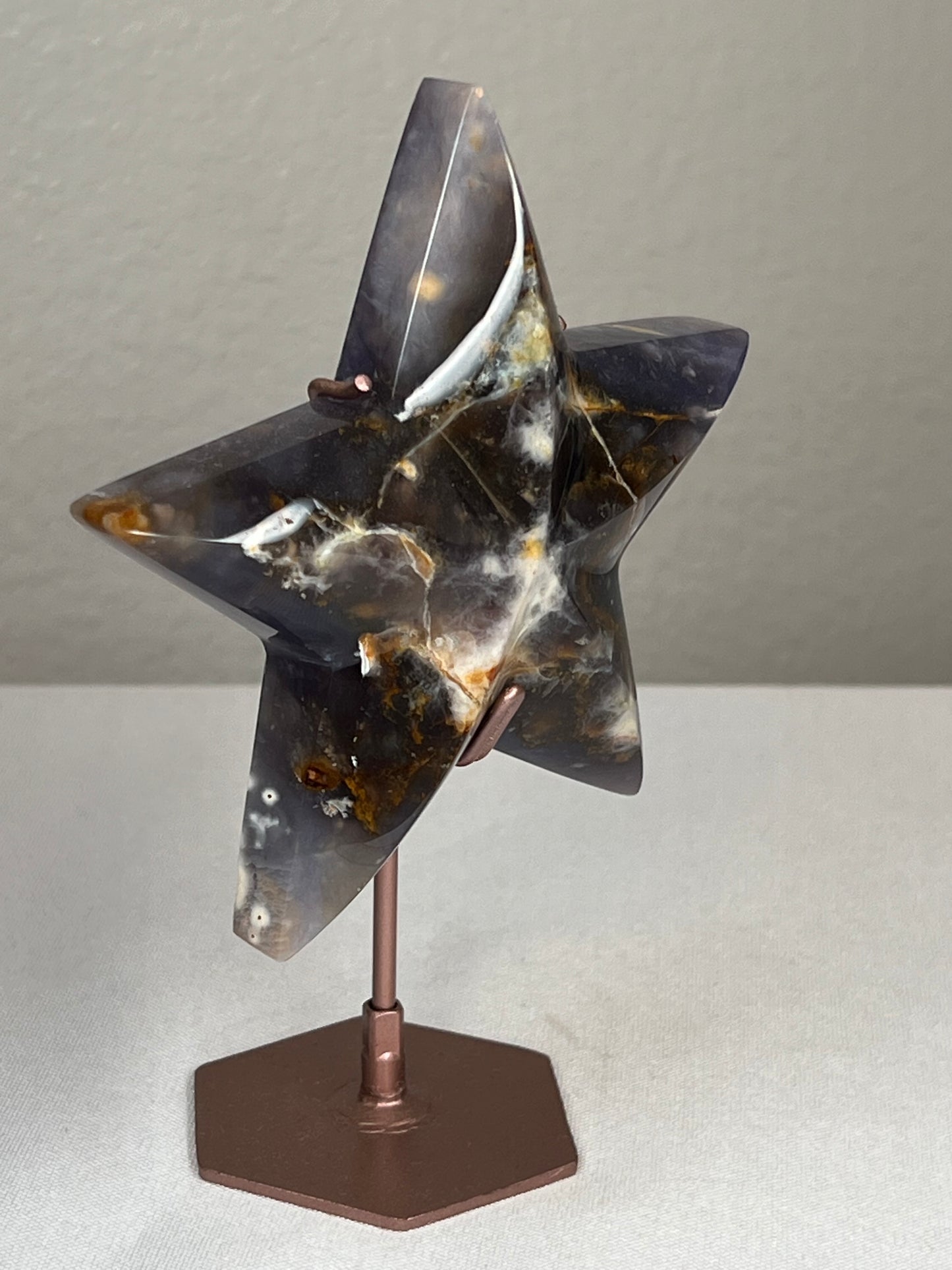 Purple Chalcedony Star