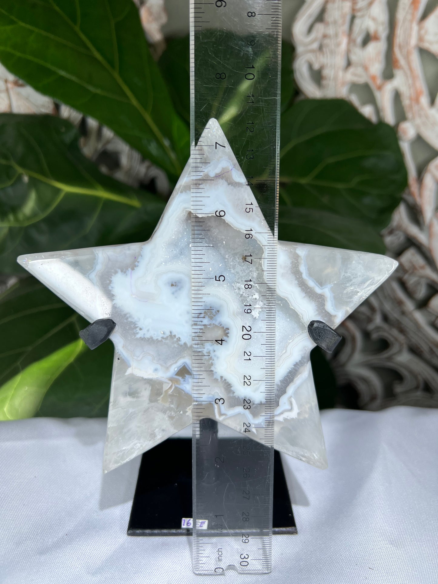 Brazilian Druzy Agate Star