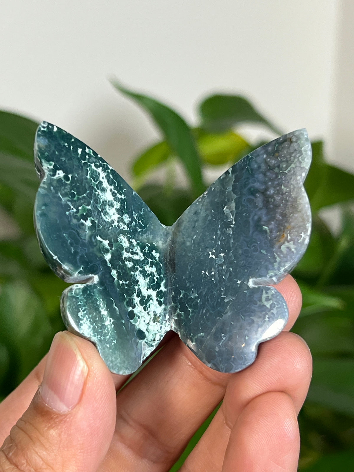 Grape Agate 3D Butterflies